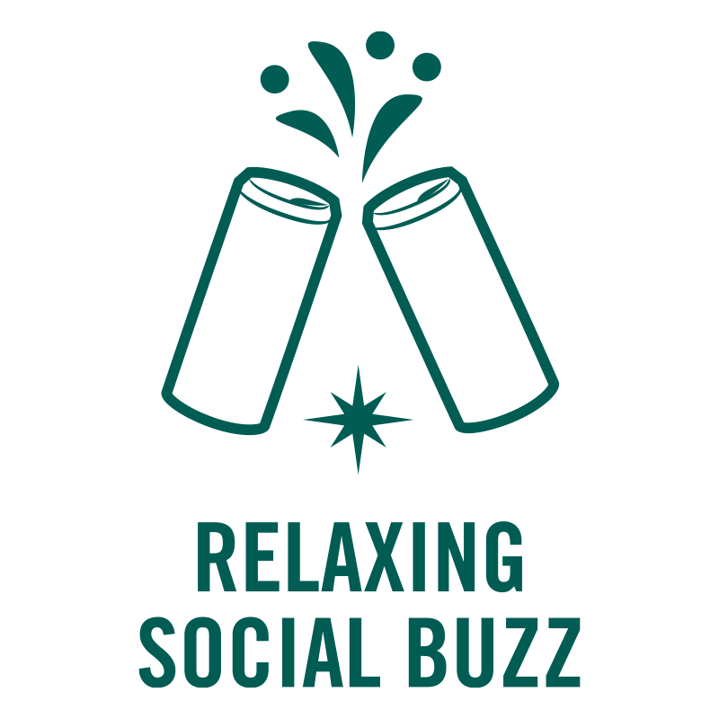 Estazzi THC soda relaxing social buzz